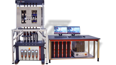 ISO 899-1、ISO 899-2、ASTM D2990、ISO 16770标准的塑料蠕变试验：Kappa多测试工位试验机（带试验台）